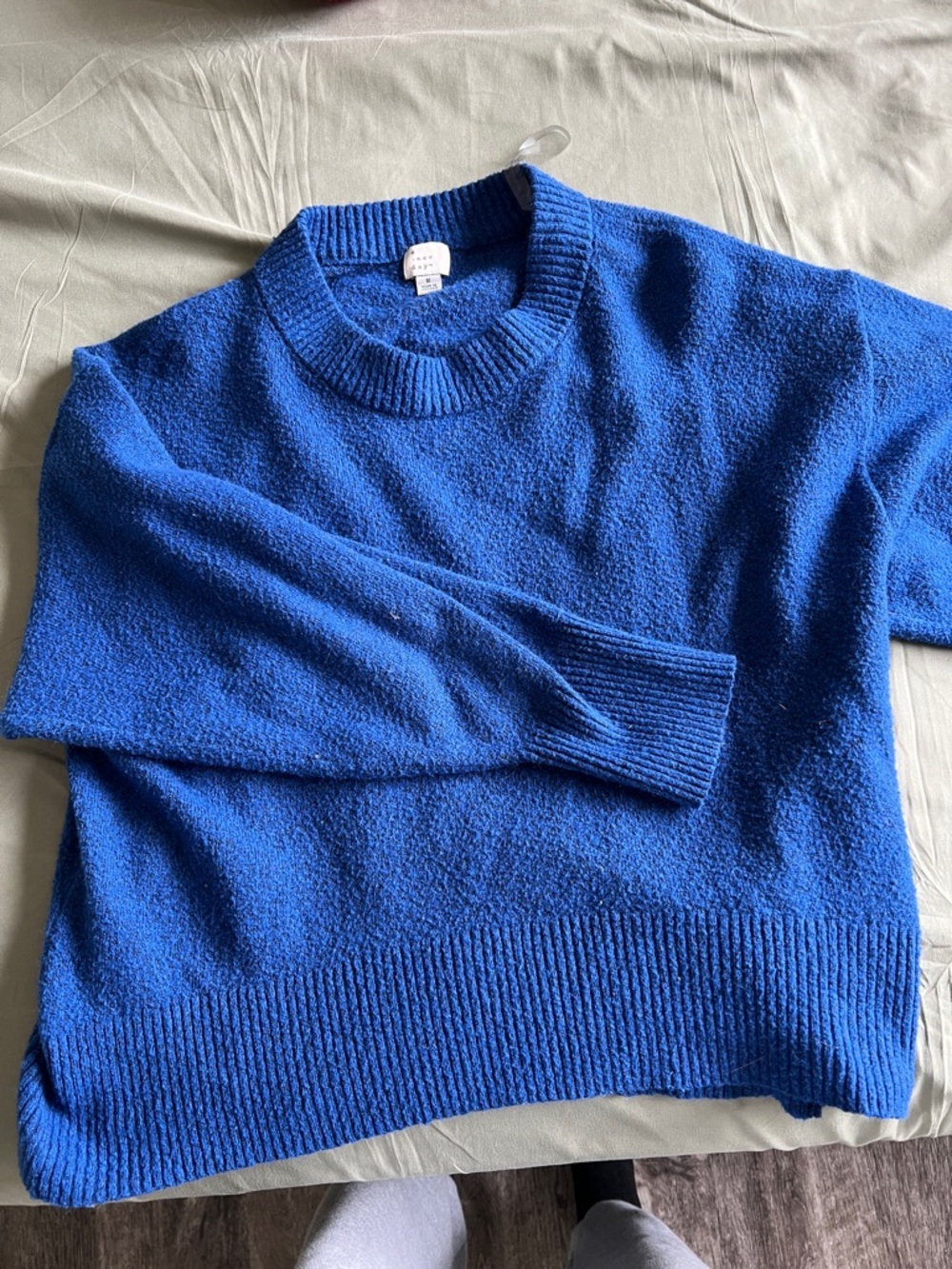 Bright Blue Crewneck Sweater